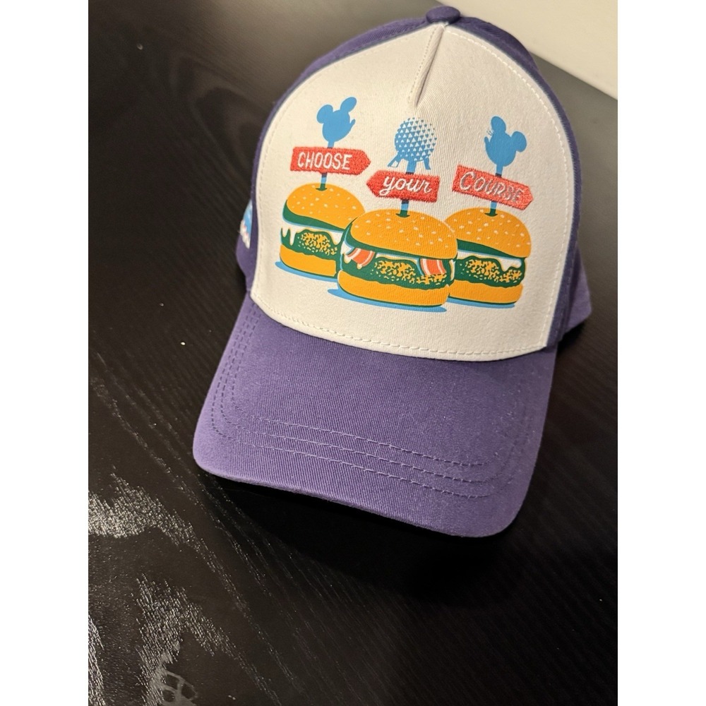 2023 Disney Parks Epcot Food & Wine Festival Choose Your Course Baseball Cap Hat
